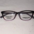 Kenneth Cole KC50005 083 Purple Plastic Rectangular Full Rim 53-14-140 New. Price: $44.01.