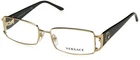 Versace VE1163M Eyeglass Frames 1252-52 Pale Gold New. Price: $150.99.
