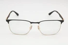 Ray-ban RB6363 2890 Polished Black On Gold Square Eyeglasses Frames 54-18-145 New. Price: $144.95.