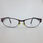 Christie Brinkley New York C308 Brn Oval Eyeglasses Brown Purple 53-16-135 Pre-owned. Price: $35.99.