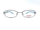 New Esprit Silver Rectangular Glasses Light Blue Temples ET9372 524 47 17 130 Pre-owned. Price: $106.00.