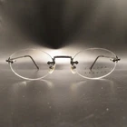 Joseph Abboud Rimless Eyeglass Frames JA16749 Black Metal Japan 49-21-140 New. Price: $35.84.