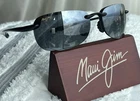 Maui Jim Sandy Beach Mj 408 02 Rimless Sunglasses + Grey Polarized Pre-owned. Price: $193.00.