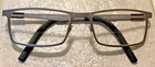 Cruz By & Optical TITANIUM-100 Gunmetal Eyeglass Frames Only 54-18-140 Pre-owned. Price: $24.90.