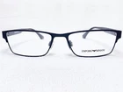 New Emporio Armani EA1035 3094 Mens Black Rectangle Eyeglasses Frames 53/17 140. Price: $79.99.