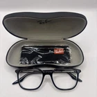 Ray-ban Eyeglasses Rb 5406 2034 Black On Transparent Square Frame 52 18 145 New. Price: $67.49.