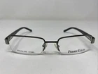 Perry Ellis 908-3 53-18-140 Gunmetal Half Rim Eyeglasses Frame CN18 New. Price: $60.00.