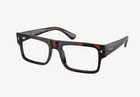 Prada A01V 17N1O1 Brown Havana Men's 57 Mm Eyeglasses New. Price: $239.99.