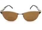 Carolina Herrerra Eyeglass *frames Only* VHE079K COL.0SNQ 140 Black Cream Cateye Pre-owned. Price: $59.99.