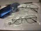2 Via Milano Eyeglass Frames Style Padre Sz. 56-19-145 Gunmetal W/ Generic Case New. Price: $29.99.