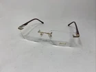 Kokoxili Eyewear KK073 54/18/142 C01 Gold Red Rimless Eyeglasses GX21 New. Price: $61.60.