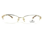 Catherine Deneuve CD-246 Gld Gold Oval Semi Rimless Eyeglasses Frames 52-17-140 Pre-owned. Price: $38.26.