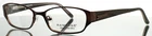 Rampage R177 Brn Brown Womens Rectangle Full Rim Eyeglasses 52-17-135 B:30 New. Price: $24.99.