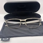 Oakley Metal Plate OX5038-0655 Brushed Chrome Titanium Size 55/18/140 Eyeglasses New. Price: $119.49.