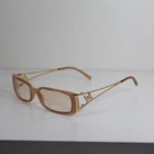 Chanel 3073-B 710 Beige/gold Cc Rectangular Eyeglasses Frames 51-16-135MM Pre-owned. Price: $219.95.