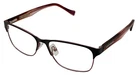 Lucky Womens Ophthalmic Eyeglass Rectangle Stainless Steel D101 Black Metal 53MM New. Price: $49.99.