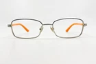 Ray-ban RB1037 4022 Kids Eyeglasses Frames Red Orange Silver Rectangle 47-16-125 Pre-owned. Price: $13.99.