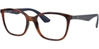 Ray-ban Men's Light Havana Soft Square Eyeglasses RX7066 5585 52 Thailand New. Price: $89.99.