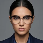 Tom Ford Glasses Frames FT5550-B 005 54MM Women Black Browline Full Rim New. Price: $308.95.