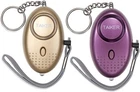 Personal Alarm For Women 140DB Emergency Self-defense Security Gold/purple New. Price: $13.14.