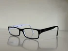 Ray Ban Rb 5114 2097 Rectangle Black White Eyeglasses Frame Only 52-16-135 Pre-owned. Price: $29.99.