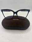 Tom Ford FT5892 001 Shiny Black Blue Block Lens 56 Mm Women's Eyeglasses New. Price: $149.00.