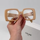 Celine Women Eyeglasses Beige Demo Square CL50121I 057 Authentic. Price: $249.95.