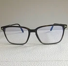 Tom Ford TF5696-B 056 Gray Rectangular Full Rim Eyeglasses Frames 54-16-145 New. Price: $75.00.