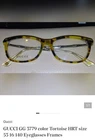 Gucci GG3779 Hrt Tortoise Full Rim Eyeglasses 53-16-140 Plastic Metal Frame Pre-owned. Price: $55.00.