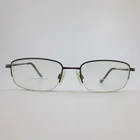 Titanflex M966 Brn Brown Semi Rimless Eyeglasses Frames 51-18-135 B:32 Pre-owned. Price: $35.99.
