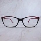 Etnia Barcelona Nimes 15 Brfu Black Burgundy Checkered Eyeglass Frames 52-16-135 Pre-owned. Price: $67.49.