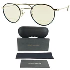 New Henry Jullien Cap Feret C53P76 Havana Silver Round Optical Frame Eyeglasses. Price: $179.99.