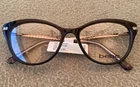 Bebe Bb 4181 Black Eyeglass Frames 52 16 135 (B-38) New. Price: $24.99.