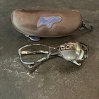 Maui Jim Mj 114-02 Shoreline Polarized Sunglasses Black/grey Italy Frames Only! Pre-owned. Price: $32.99.