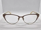 Tom Ford TF5318 074 Beige & Pale Gold 53-17-135 Eyeglasses Frames Italy Pre-owned. Price: $85.00.