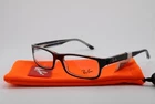 New Ray-ban Rb 5114 2034 Black Clear Silver Authentic Frames Eyeglasses 52-16. Price: $135.15.