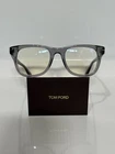 Tom Ford TF5820B Crystal Gray Acetate Blue-light Block Retro Eyeglasses 50MM New. Price: $200.00.