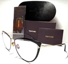 Tom Ford Tf 5877-B 001 Shiny Black Enamel/gold Temple Authentic Eyeglasses 56-15 New. Price: $199.50.