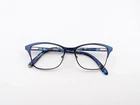 Vera Wang Eyeglasses, Frames Only, V911 Nv, 52-16-140, Metal/plastic, Navy Pre-owned. Price: $34.99.