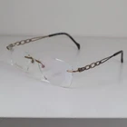 Stepper SI-96919 F012 Brown Rimless Titanium Eyeglasses Frames 52-16-135MM New. Price: $94.95.