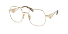 Prada PR59ZV 1511O1 54 Pale Gold Demo Lens Women's Eyeglasses New. Price: $299.99.