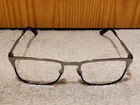 Gucci Eyeglasses GG0135O 002 Black & Silver Square Metal Italy 52 19 140 Pre-owned. Price: $139.99.