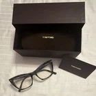 Tom Ford TF5709-B 056 Women Gray Tortoise Plastic Full Rim Cat Eye 54-17-140 New. Price: $97.50.