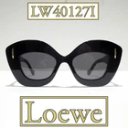 Loewe Anagram LW40127I 01A Sunglasses Women's Shiny Black Square Cat Eye 135MM New. Price: $250.00.