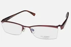 Kio Yamato KT-251 31 Red Semi Rimless Titanium Eyeglasses Japan 54-18-136 Mm New. Price: $55.92.