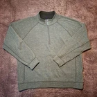 Tommy Bahama Mens Reversible Sweater Quarter Zip Gray/black Large Pre-owned. Price: $12.00.