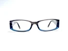 Prada Gray Blue Clear Marble Rectangular Glasses Italy VPR22M RY0-1O1 53 16 135 Pre-owned. Price: $186.20.