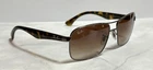 Ray-ban Gunmetal Tortoise W/ Bronze Gradient Aviator Sunglasses RB3516 004/13 Pre-owned. Price: $80.96.