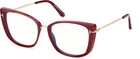New Tom Ford Eyeglasses Soft Case FT5816B 074 Shiny Fuchsia (53-18-140). Price: $134.99.