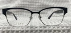 New Gucci Eyeglasses GG0751O 001 Matte Black Silver 49-16-145 No Case. Price: $159.99.
